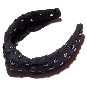 Lele Sadoughi  Black jet splatter headband